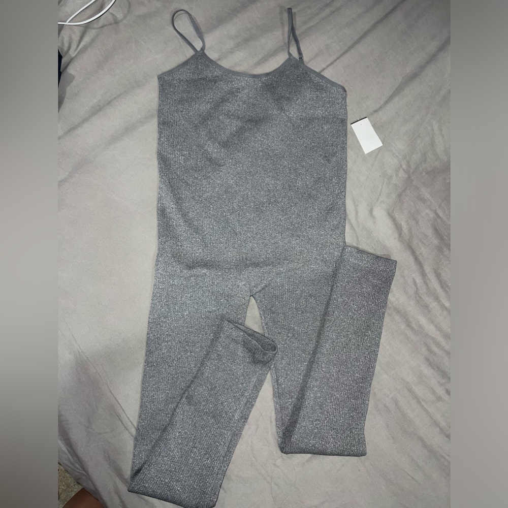 Gray jumpsuit